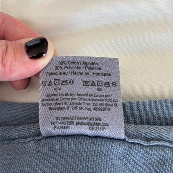 Taylor Swift The Eras Tour Comfort Colors Blue Crewneck Sweater 3XL Oversized - Picture 9 of 10